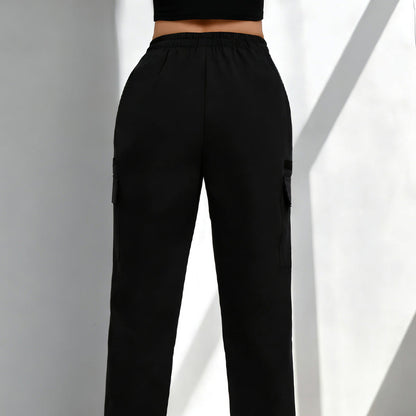 👖 50% RABATT! ⏰ Cargo-byxor för dam med dragsko & fickor – justerbar midja & gott om förvaring – Bekväma & praktiska – perfekta för resor, friluftsliv eller vardagen 🧭