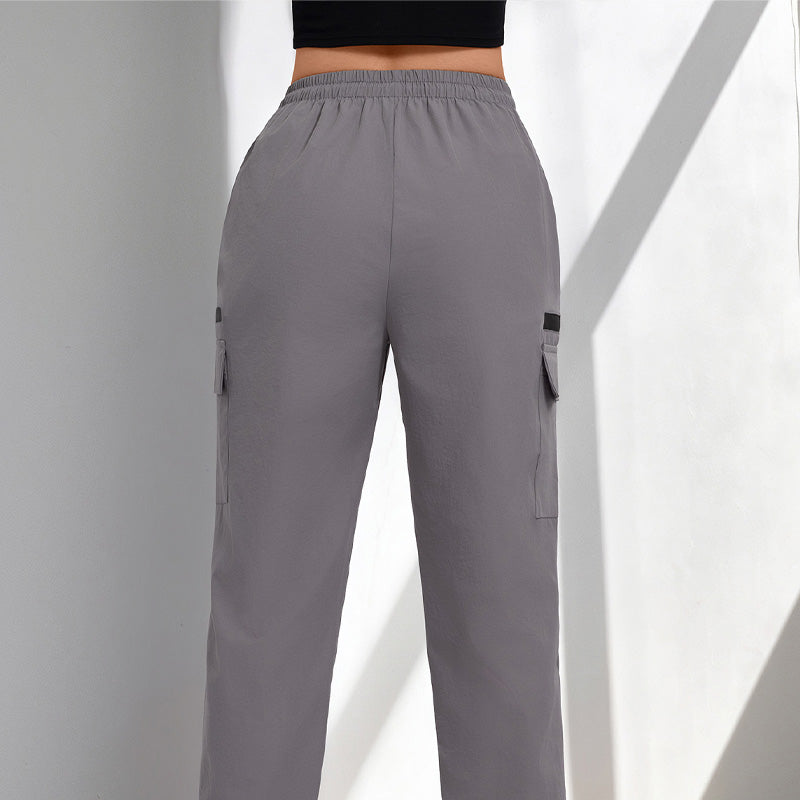 👖 50% RABATT! ⏰ Cargo-byxor för dam med dragsko & fickor – justerbar midja & gott om förvaring – Bekväma & praktiska – perfekta för resor, friluftsliv eller vardagen 🧭