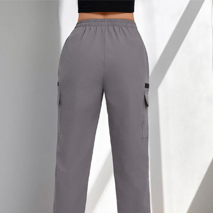 👖 50% RABATT! ⏰ Cargo-byxor för dam med dragsko & fickor – justerbar midja & gott om förvaring – Bekväma & praktiska – perfekta för resor, friluftsliv eller vardagen 🧭