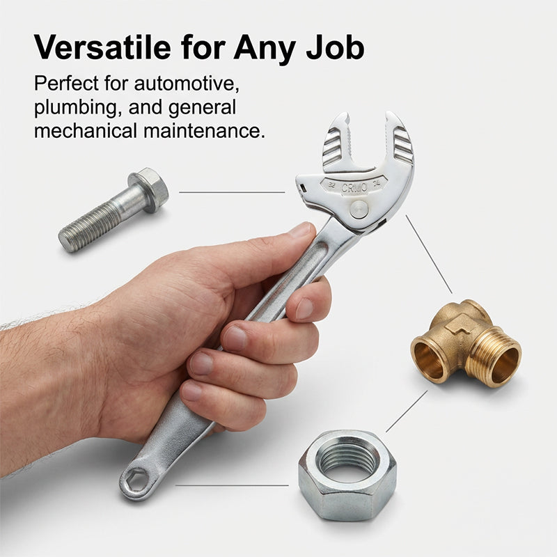 Självjusterande, kraftig multifunktionsnyckel