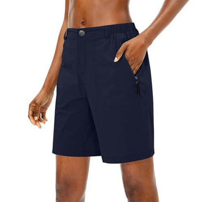 Snabbtorkande vandringsshorts för damer med fickor