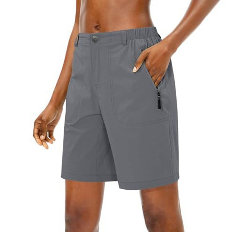 Snabbtorkande vandringsshorts för damer med fickor