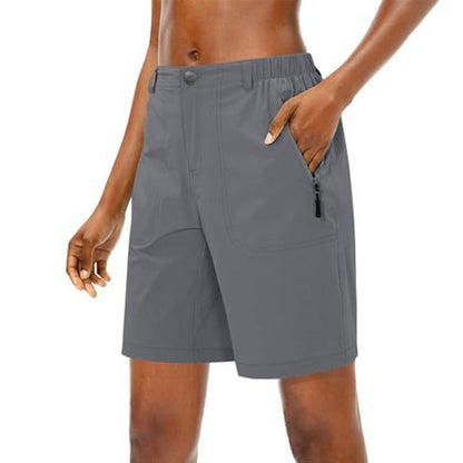 Snabbtorkande vandringsshorts för damer med fickor