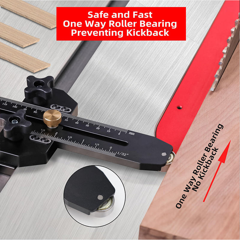 🔥🔪 50% RABATT NU! Precisionsjigg för tunna sågsnitt – mikrojustering, repeterbara snitt & förbättrad säkerhet – perfekt för bordssågar, bandsågar och fräsbord