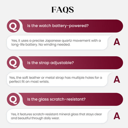 ⌚ BEGRÄNSAD TID 50% RABATT! ✨ Dam Oval Kvartsur – Elegant, Minimalistisk, Delikat 💫