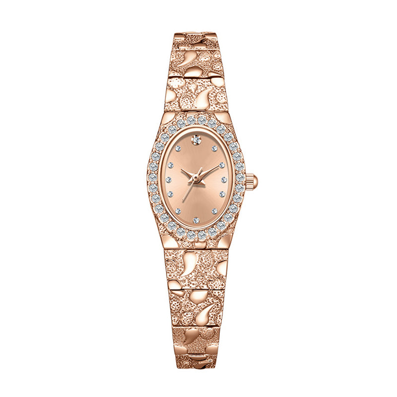 ⌚ BEGRÄNSAD TID 50% RABATT! ✨ Dam Oval Kvartsur – Elegant, Minimalistisk, Delikat 💫