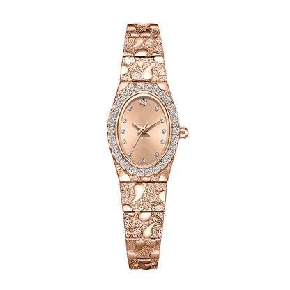 ⌚ BEGRÄNSAD TID 50% RABATT! ✨ Dam Oval Kvartsur – Elegant, Minimalistisk, Delikat 💫