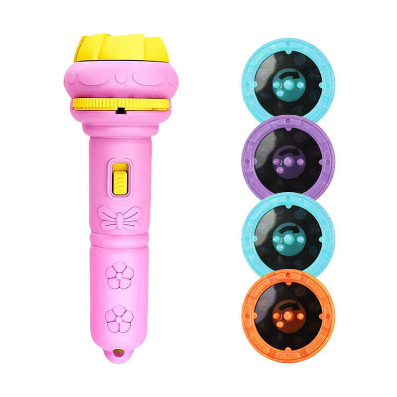 🔦 50% RABATT NU! 📖 Projektorlampa för Barn i Tidig Utbildning – Färgglada Sagobilder & Flera Teman – Perfekt för Godnattsagor & Kognitiv Utveckling – Barnsäker & Lättanvänd 🌙