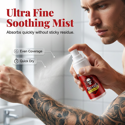 🌸 50% RABATT 💦 Lyxig tattoo fuktspray ✨ ger näring, lugnar huden & bevarar färgerna längre 💎