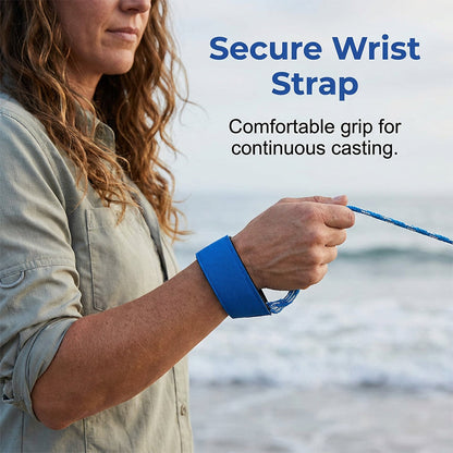 🎣 50% RABATT NU!✨ Easy-Throw Kastnät – Kraftigt Nät, Snabb Sänkning & Bekvämt Grepp – Fiske Essential 🌊