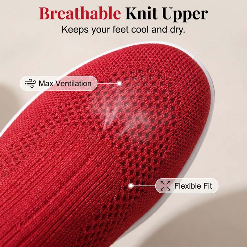 👟 50% RABATT NU! 💨 Luftkuddade Slip-On Promenadskor – Andningsbart Mesh, Stötdämpande & Lättvikt – Perfekta För Dagliga Promenader, Resor & Långa Stående Arbetsdagar 🦶