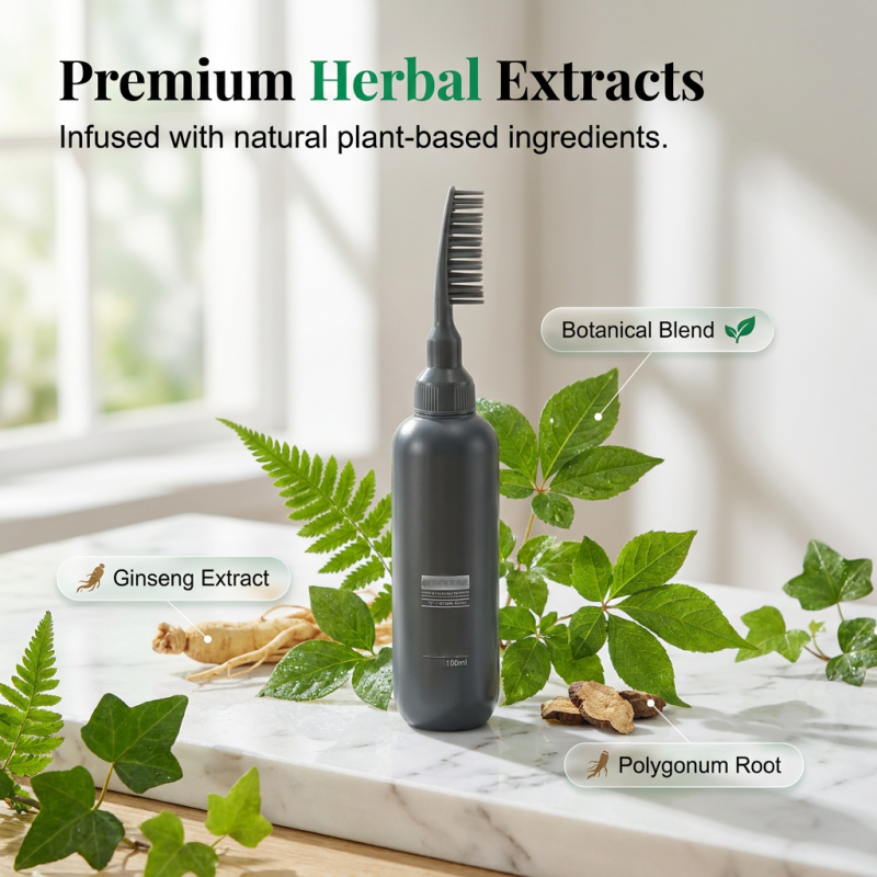 📢 Mittesäsongrea: 50% rabatt – endast under begränsad tid ⏰ Skonsam Växtbaserad Kamhårfärg – Naturlig Färg, Enkel Applicering 🌿