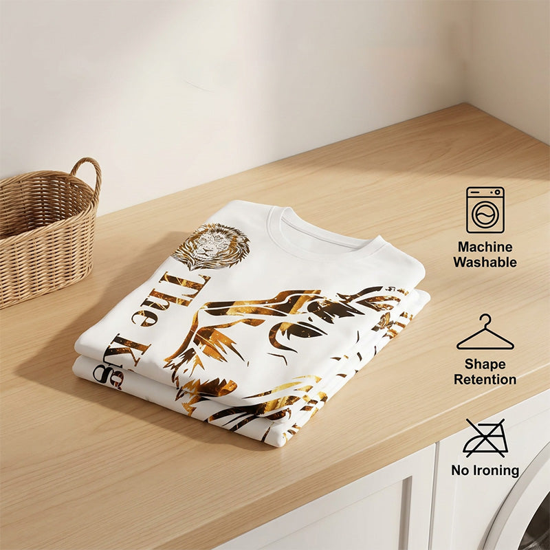 🔥 50% RABATT på utvalda produkter🎉 Herrset med Lejonmotiv – Tufft, Andningsbart & Urban Cool 😎
