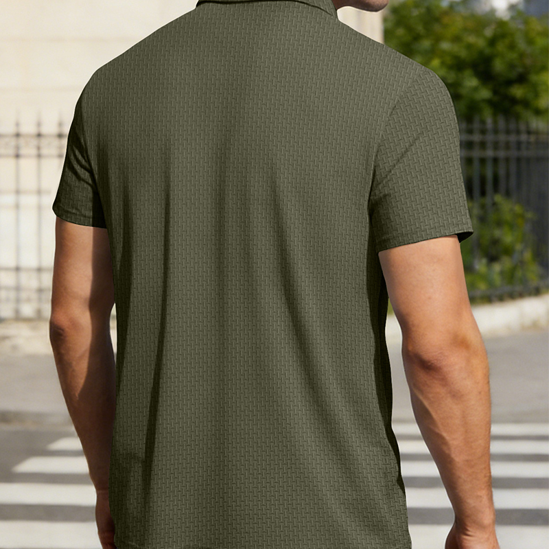 📢📢50 % RABATT !! ⏰Kortärmad skjorta med krage för män