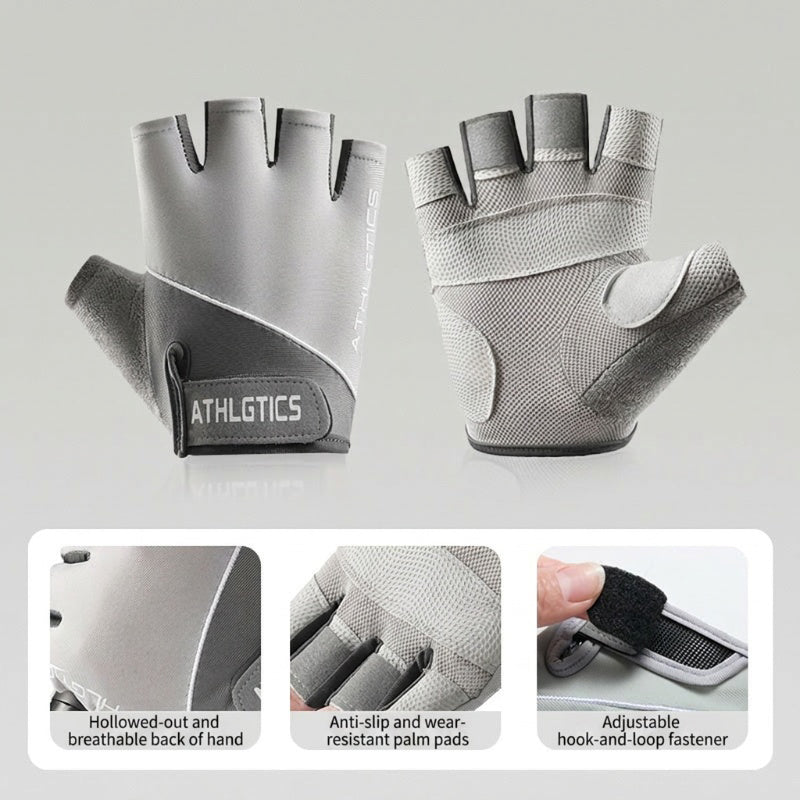 🧤 50% RABATT! ✨ Halkfria träningshandskar – Andningsbart material, vadderad handflata & handledsstöd – Perfekt för gym, styrketräning eller friluftsliv – förbättrar greppet och skyddar händerna 🏋️‍♂️