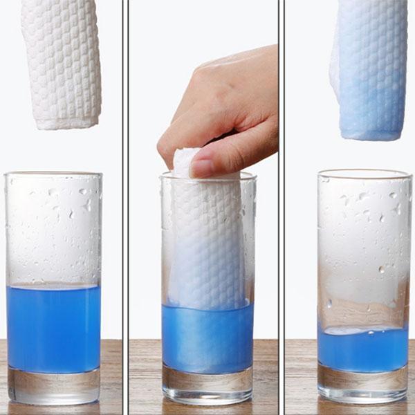 🧼 50 % RABATT NU! ✨ Engångsduk – passar alla ytor och lämnar inga repor – luddfri, absorberande och perfekt för glas, skärmar eller köket – släng efter användning 🗑️