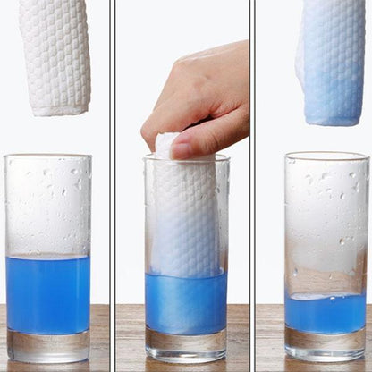 🧼 50 % RABATT NU! ✨ Engångsduk – passar alla ytor och lämnar inga repor – luddfri, absorberande och perfekt för glas, skärmar eller köket – släng efter användning 🗑️
