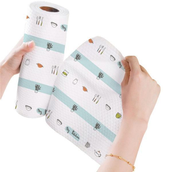 🧼 50 % RABATT NU! ✨ Engångsduk – passar alla ytor och lämnar inga repor – luddfri, absorberande och perfekt för glas, skärmar eller köket – släng efter användning 🗑️