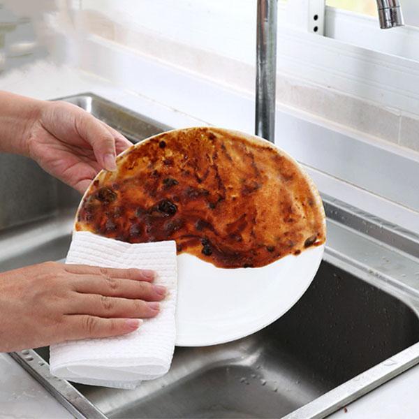 🧼 50 % RABATT NU! ✨ Engångsduk – passar alla ytor och lämnar inga repor – luddfri, absorberande och perfekt för glas, skärmar eller köket – släng efter användning 🗑️
