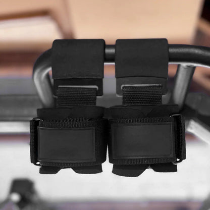 2 st tunga lyftkrokar med handledsrem