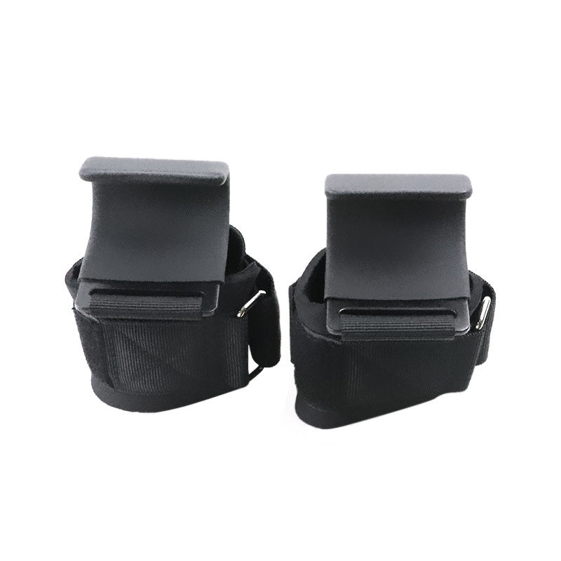 2 st tunga lyftkrokar med handledsrem