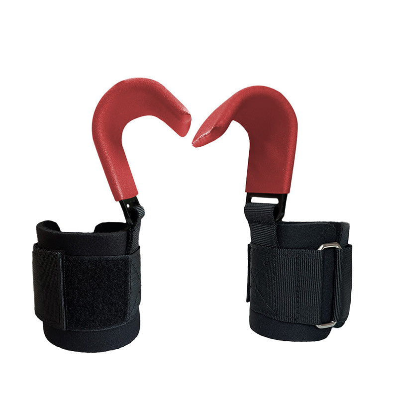 2 st tunga lyftkrokar med handledsrem