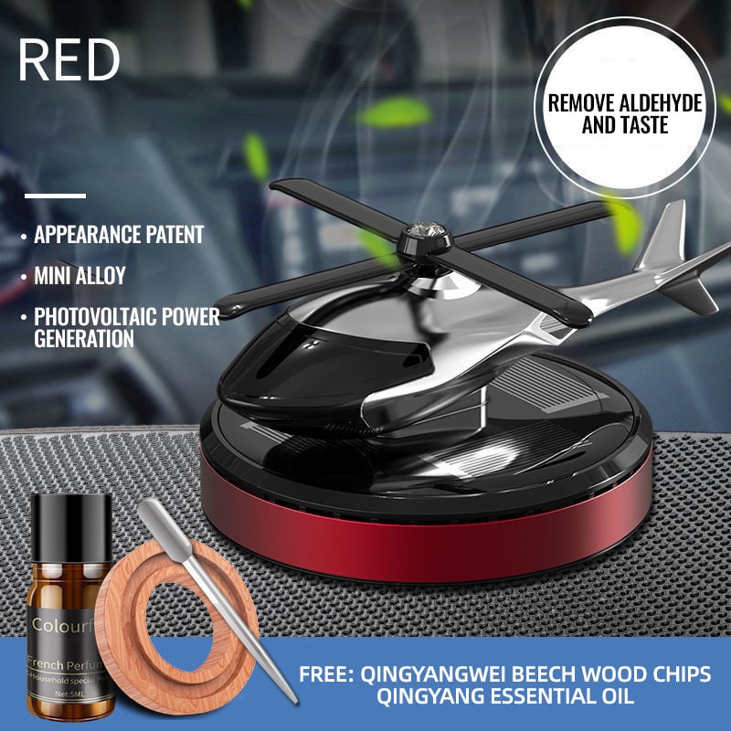 🔥 60% RABATT på utvalda produkter🎉Metallisk Solcellsdriven Helikopter Luftrenare