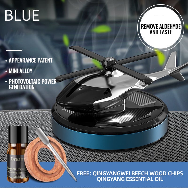 🔥 60% RABATT på utvalda produkter🎉Metallisk Solcellsdriven Helikopter Luftrenare