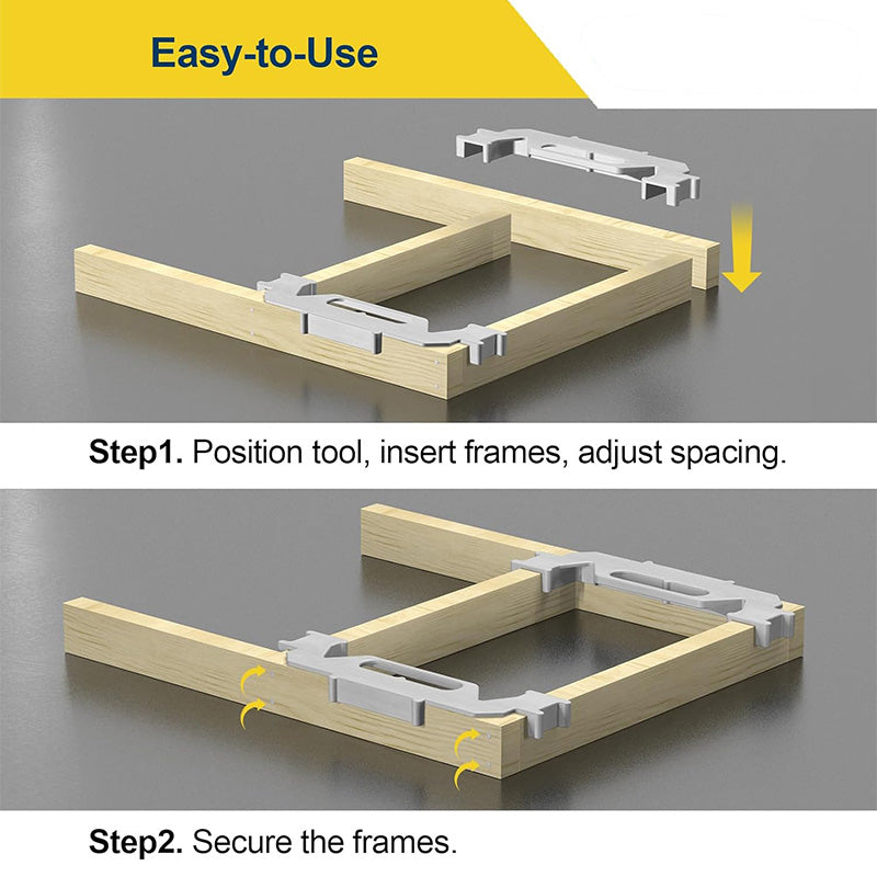 🔥🎁Nyhet 50 % RABATT🔥Verktyg för layout av ramställ i aluminiumlegering