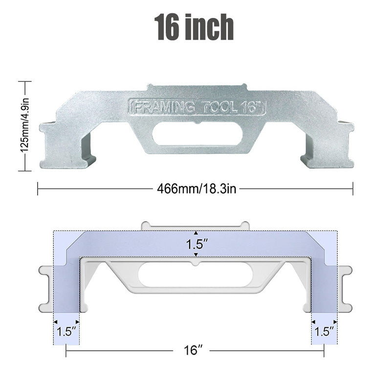🔥🎁Nyhet 50 % RABATT🔥Verktyg för layout av ramställ i aluminiumlegering