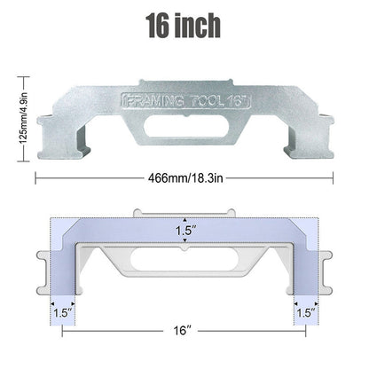 🔥🎁Nyhet 50 % RABATT🔥Verktyg för layout av ramställ i aluminiumlegering