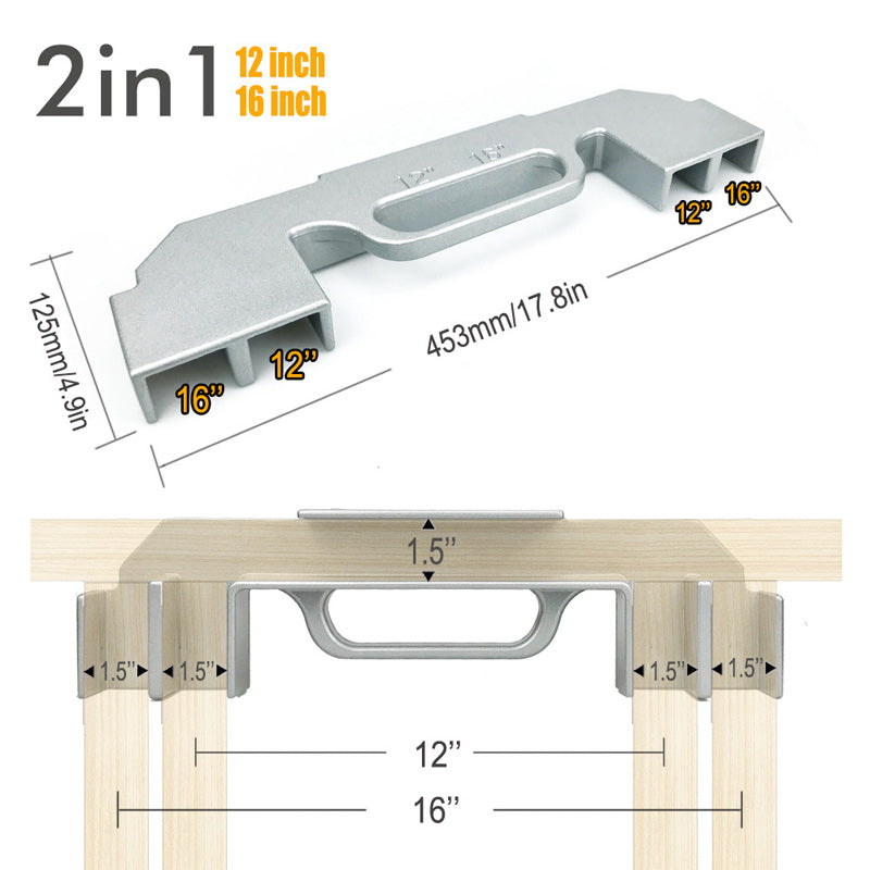 🔥🎁Nyhet 50 % RABATT🔥Verktyg för layout av ramställ i aluminiumlegering