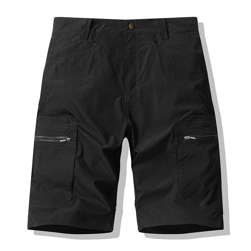 🩳 50% RABATT NU! 🔧 Herr Zip-Up Cargoshorts – Andningsbara, Säkra Fickor & Lös Passform – Ledredo, Stadsmart 🌲