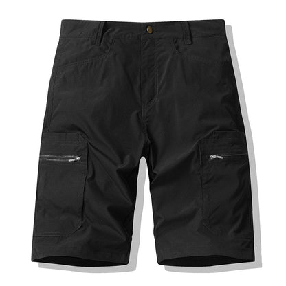 🩳 50% RABATT NU! 🔧 Herr Zip-Up Cargoshorts – Andningsbara, Säkra Fickor & Lös Passform – Ledredo, Stadsmart 🌲