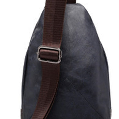 🎒 50% RABATT NU! 🧳 Herr PU Läder Chest Bag – Lättvikt, Organiserad & 3-i-1 Stil – Bär Som Bröstväska, Axelväska Eller Handväska 🔥
