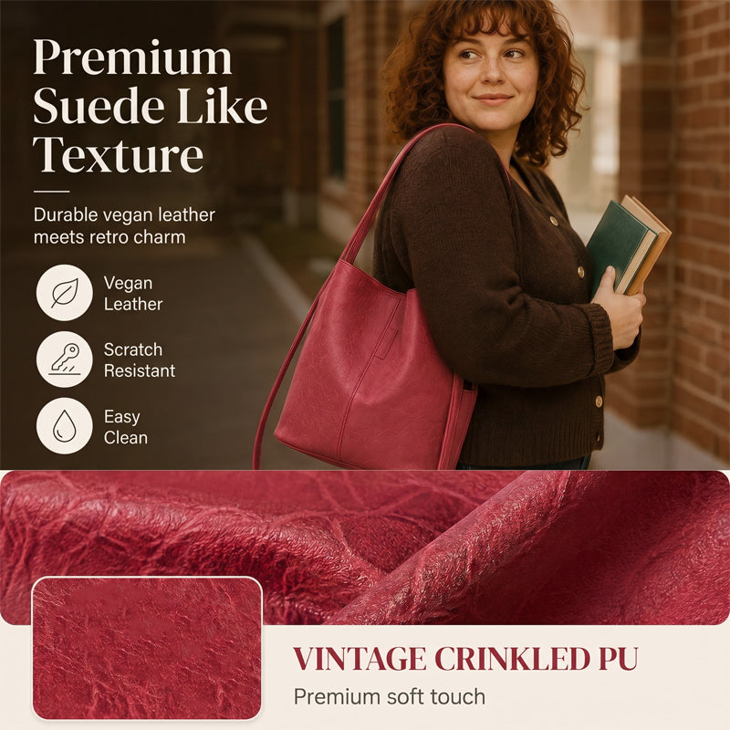 👜 50% RABATT NU! ✨ Minimalistisk Stor Kapacitet Axelväska – Sleek Design, Rymlig Interiör & Vardagschic – Rymmer Laptop, Surfplatta & Dagliga Nödvändigheter 🎒