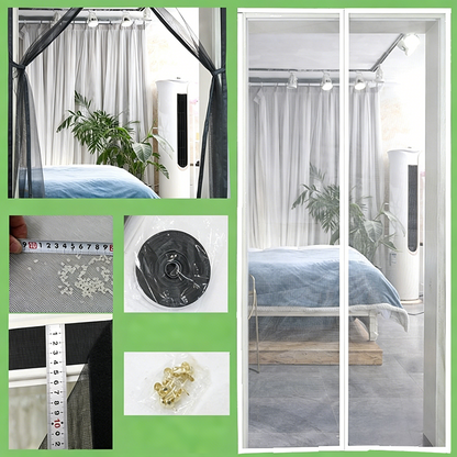 🦟 Håll myggor och flugor ute – magnetisk insektsdörr med automatisk stängning för barn & husdjur 🧲