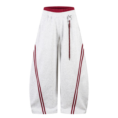 📢📢50 % RABATT  NU!! ⏰Casual-joggingbyxor med vida ben och sidoränder