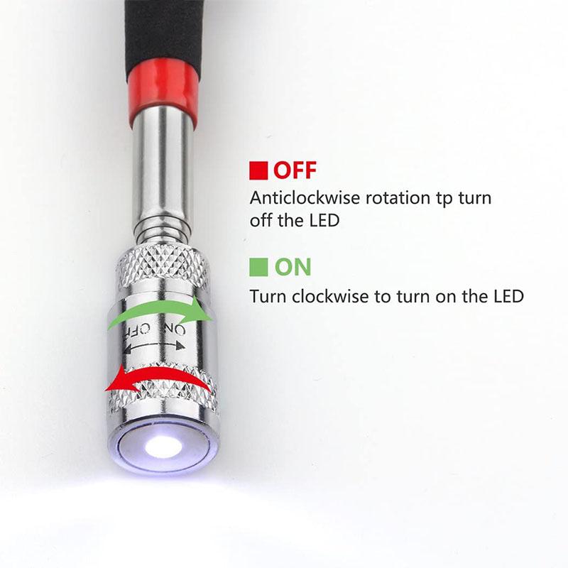 🔧50% RABATT NU! 🔧LED infällbar magnetisk pickup