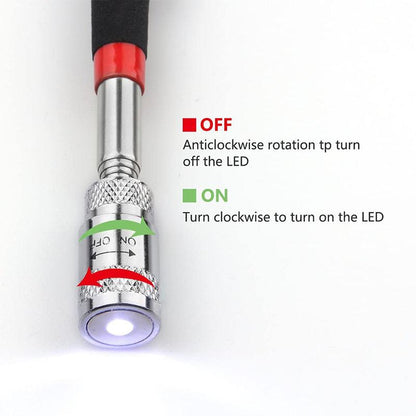 🔧50% RABATT NU! 🔧LED infällbar magnetisk pickup