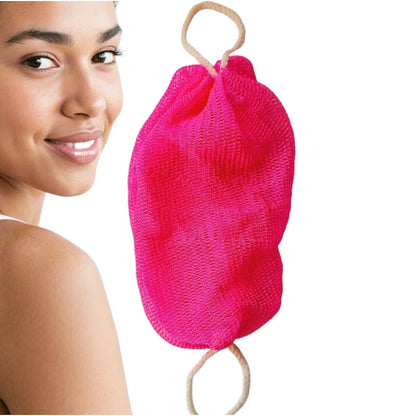 Exfolierande Ryggskrubb i Nät med Rephandtag
