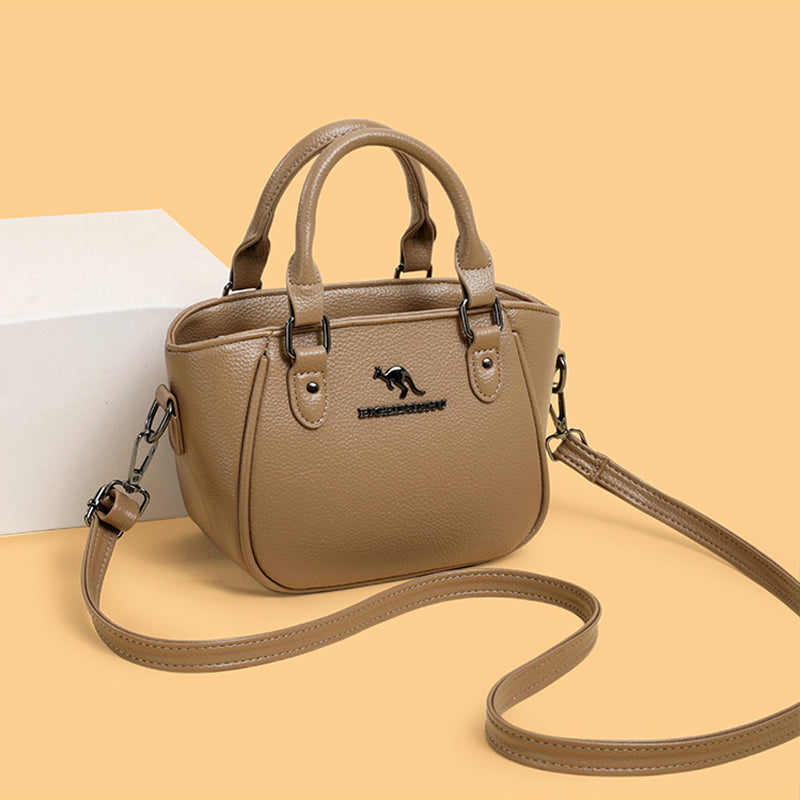 👜 50% RABATT NU! ✨ Elegant Retro Boston Handväska – Pebbled Textur, Metallic Hårdvara & Justerbar Axelrem – Kompakt Men Förvånansvärt Rymlig, Multi-Väg Styling 🎀