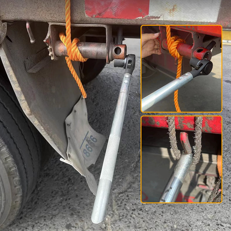 Spärrnyckel för släpvagn med flak