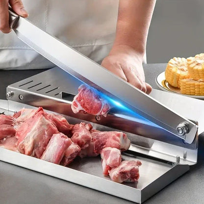 Manuell bensåg för kött 🥩 Starkt grepp, ren skärning – enkel att använda för kött och ben ✨
