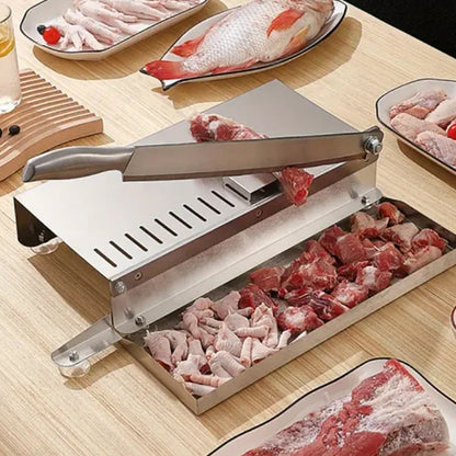 Manuell bensåg för kött 🥩 Starkt grepp, ren skärning – enkel att använda för kött och ben ✨