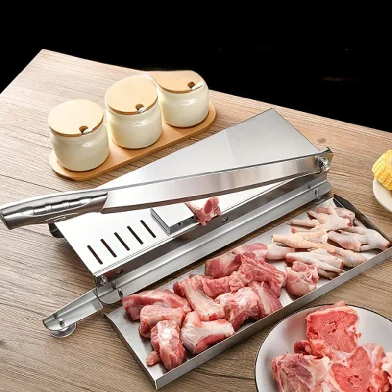 Manuell bensåg för kött 🥩 Starkt grepp, ren skärning – enkel att använda för kött och ben ✨