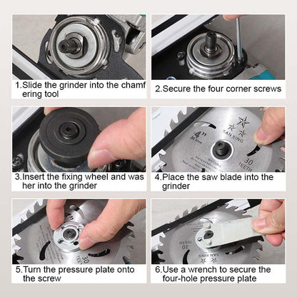🔧 50% RABATT NU! 🔩 Vinkelslipstativ för Kakel – 45° Avfasning & Vattenspray – Exakt, Modulär & Dammfri 🚿
