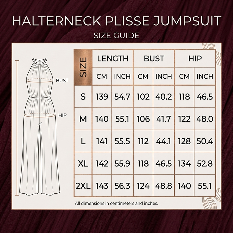 Dam Halslinne Ärmlös Byxdress med Vida Ben