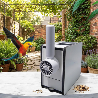 🐦 TIDSBEGRÄNSAD 50% RABATT! ✨ Uppladdningsbar Fröskalsseparator för Fåglar – Luftflödesseparering, Kompakt & Lätt att Rengöra 🌿
