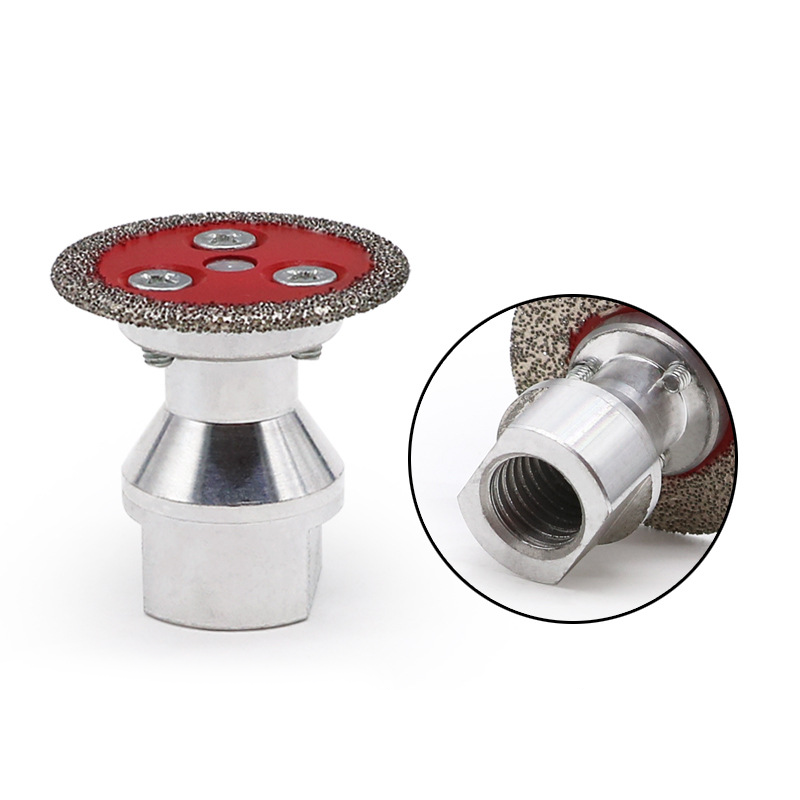 Vacuum Brazed Diamond Chamfering Wheel with Flange